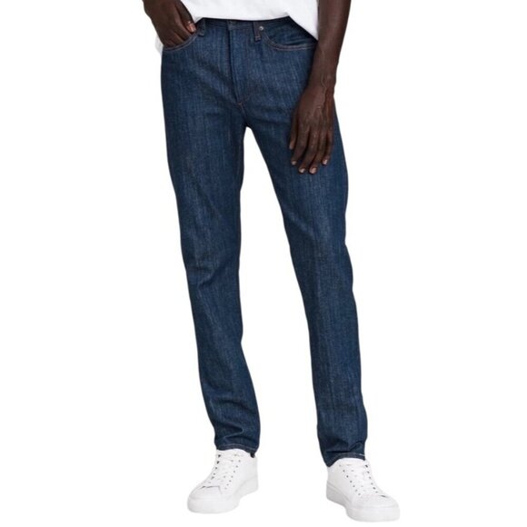 Rag & bone Fit 2 Linen Rinse button fly jeans Men’s 34 W X 32 L designer - Picture 1 of 10